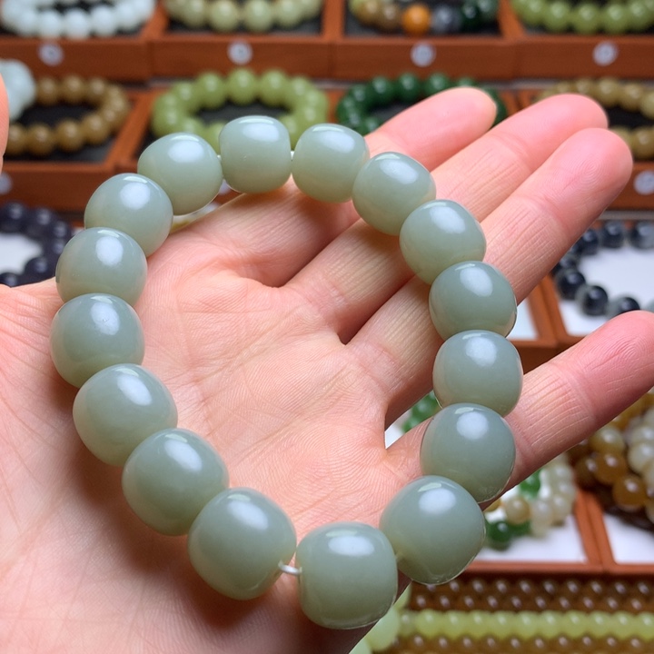 和田玉手串未镶嵌