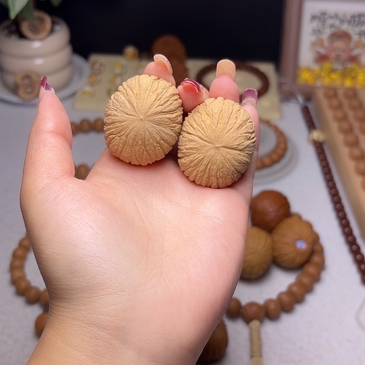 差***业猴头核桃吊坠38精配对猴头元宝