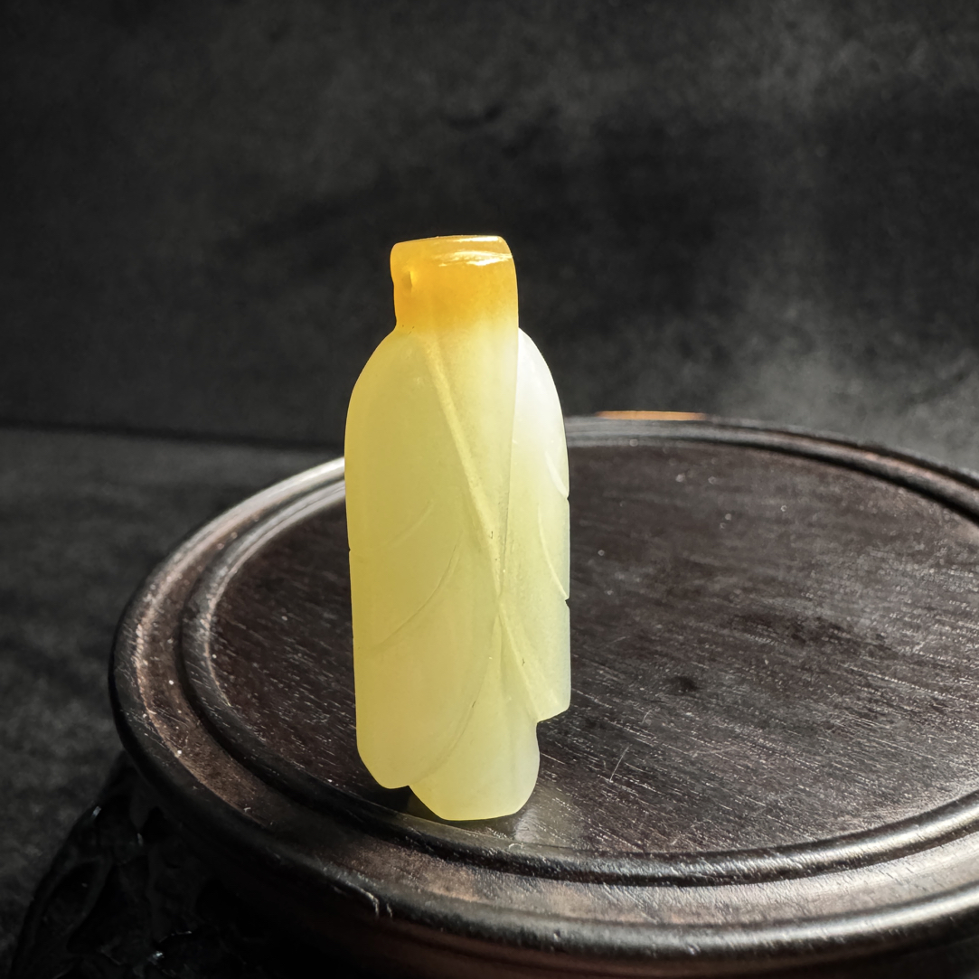 和田新疆和田玉若羌糖黄苏工雕刻翁仲