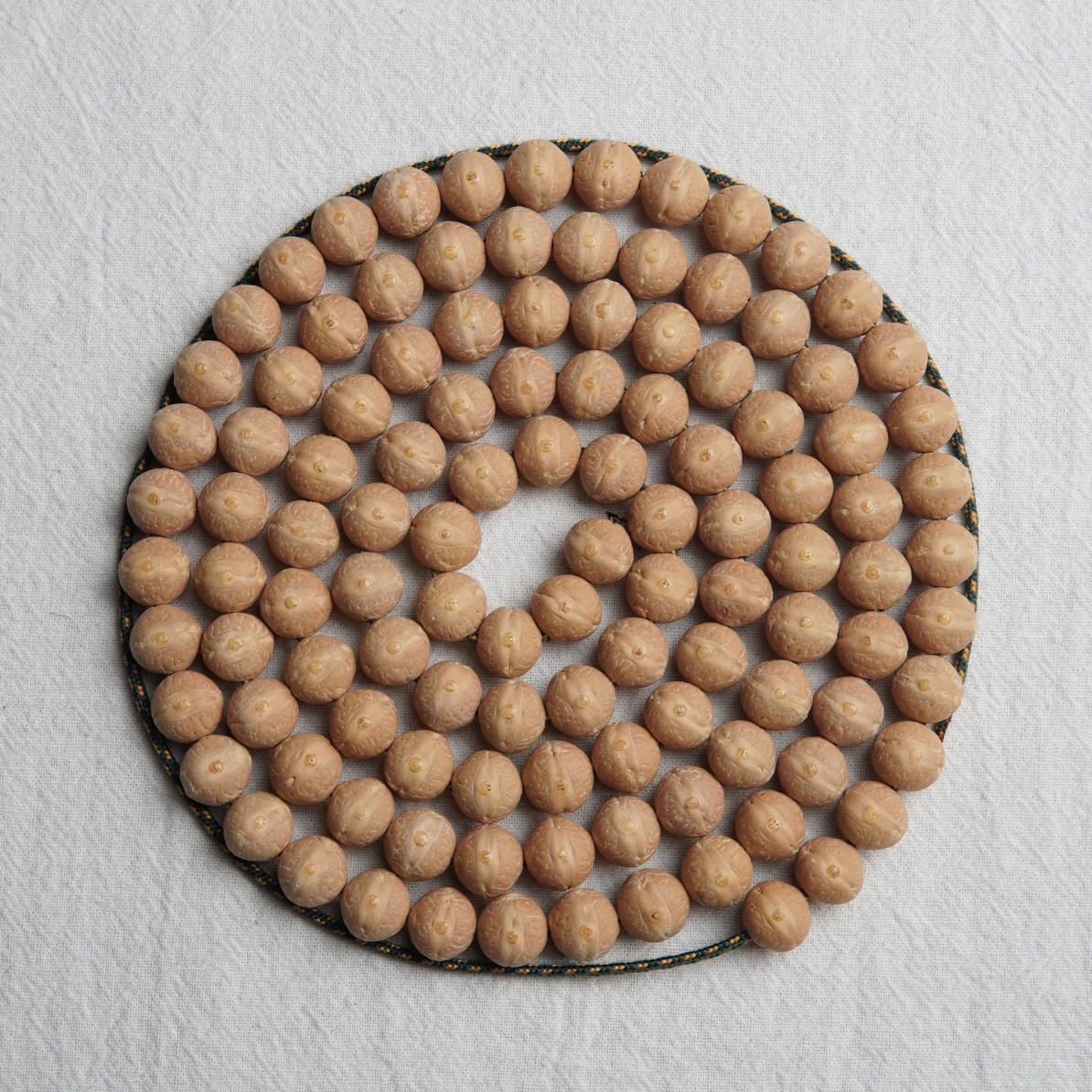 凤眼菩提念珠粉红皮大眼10mm