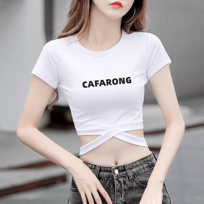 短袖T恤短款半袖修身夏季301-350