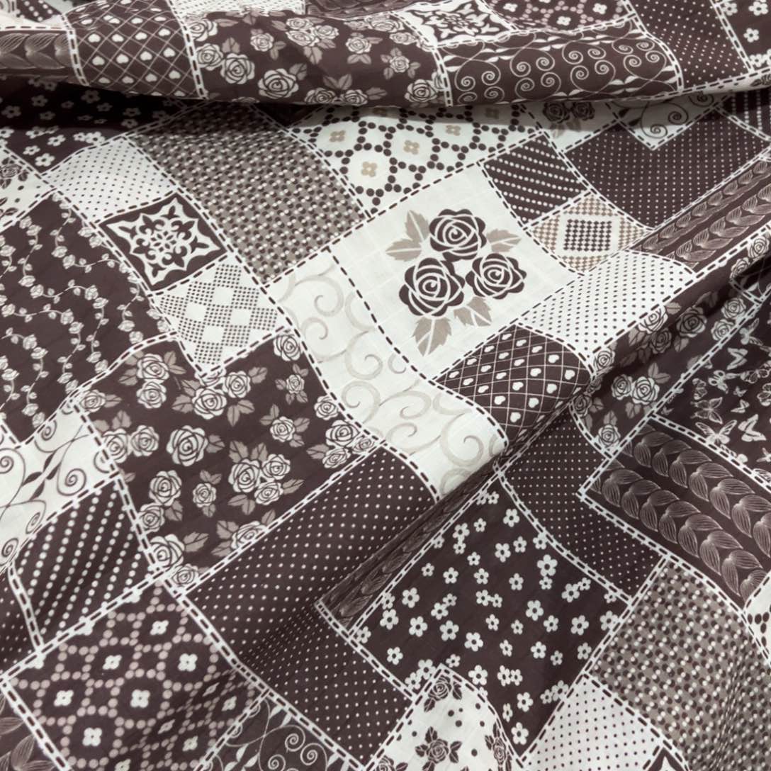 棉一米价纯棉格纹双层纱1.6宽果子E