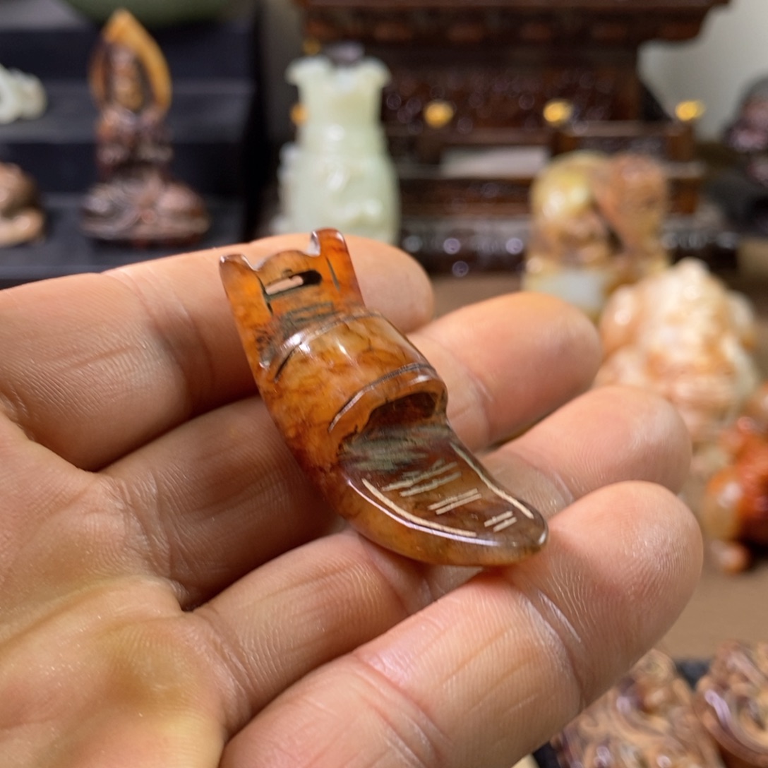 和田玉（糖玉）颈饰未镶嵌1****1