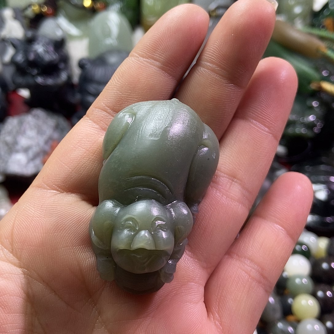 和田玉（糖玉）颈饰未镶嵌
