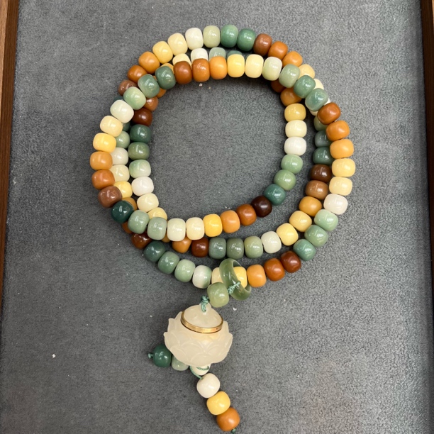 爆款设计款菩提子佛珠念珠海棠辞雨菩提手串-0423