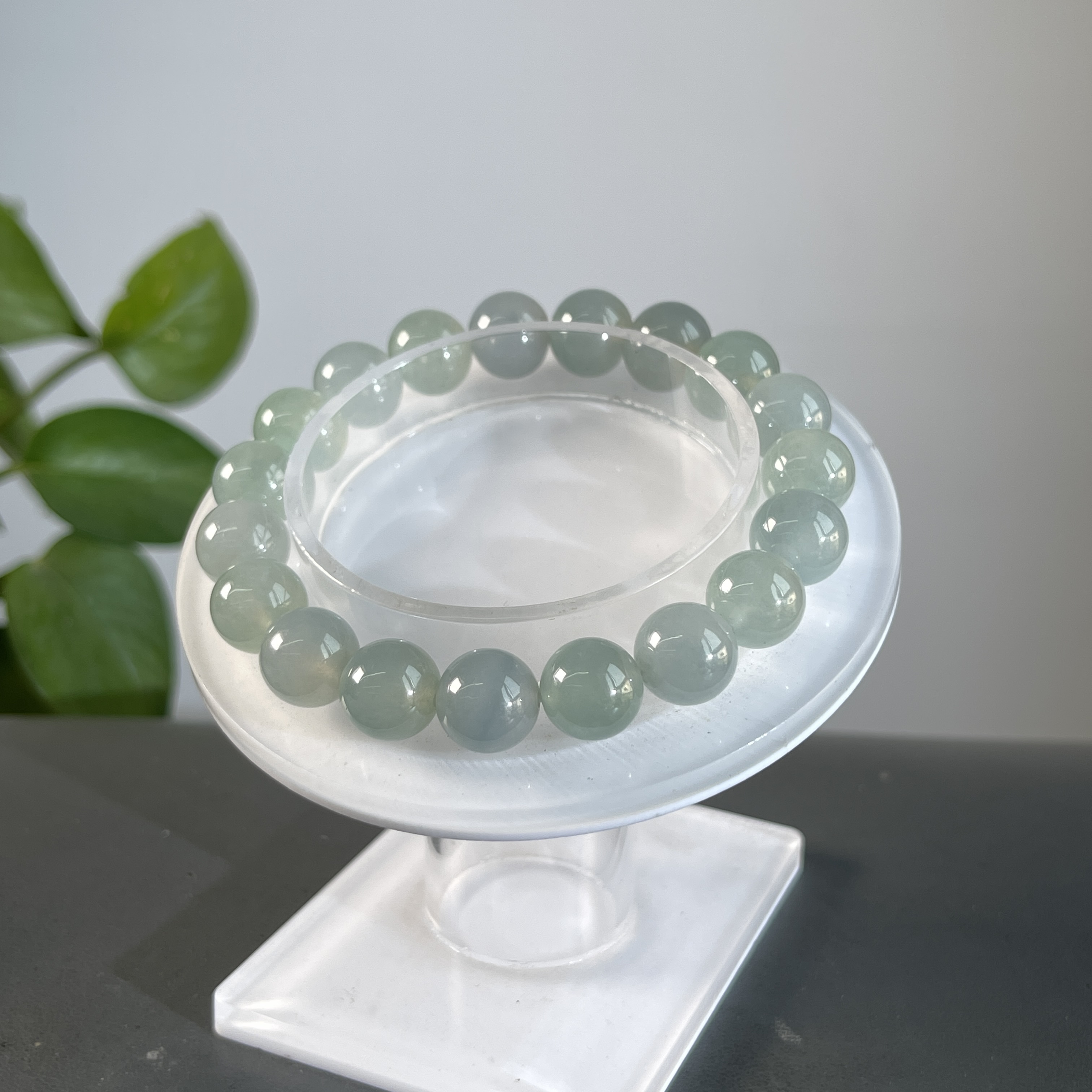 JYW01-147  天然缅甸A货翡翠  翡翠手串