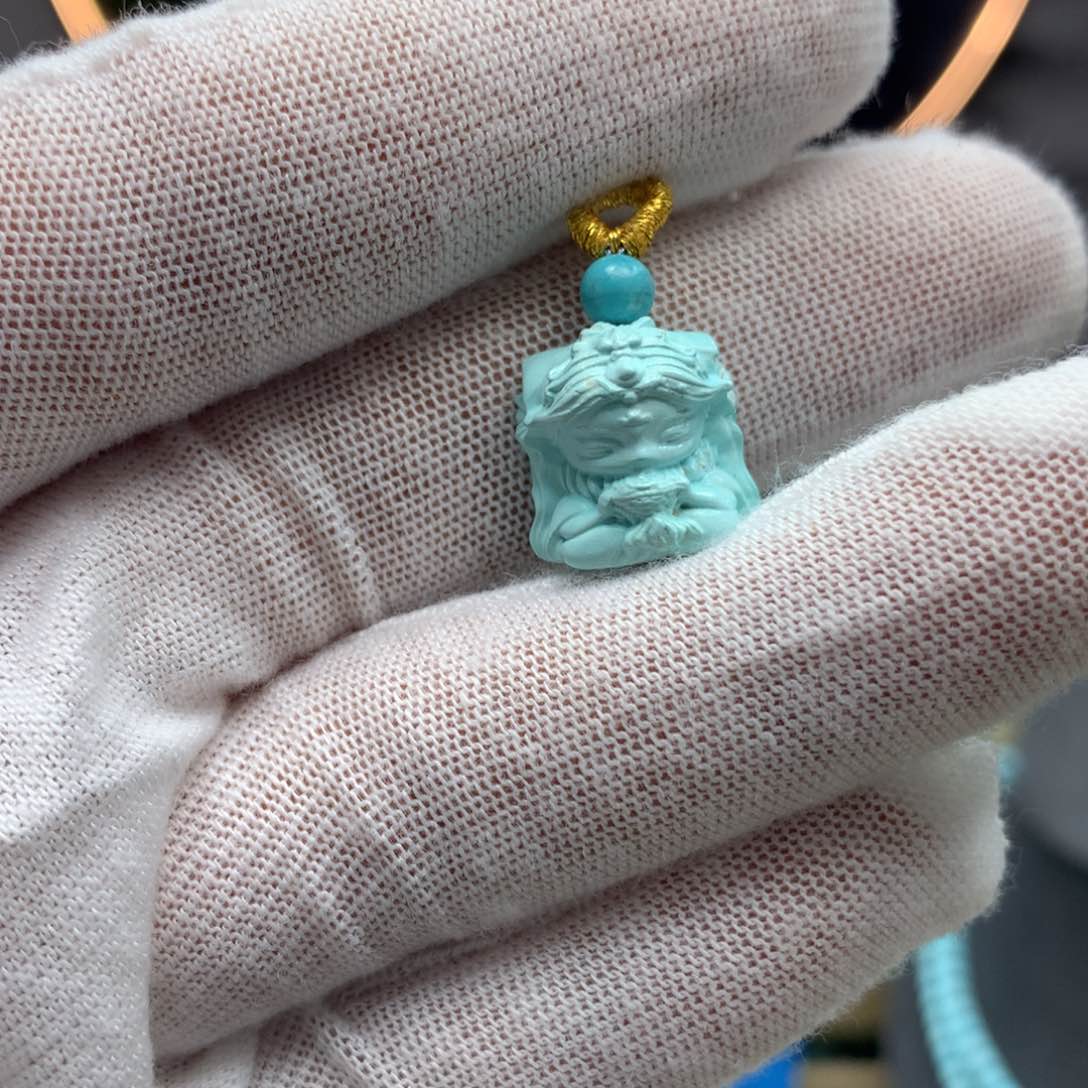 绿松石挂件未镶嵌