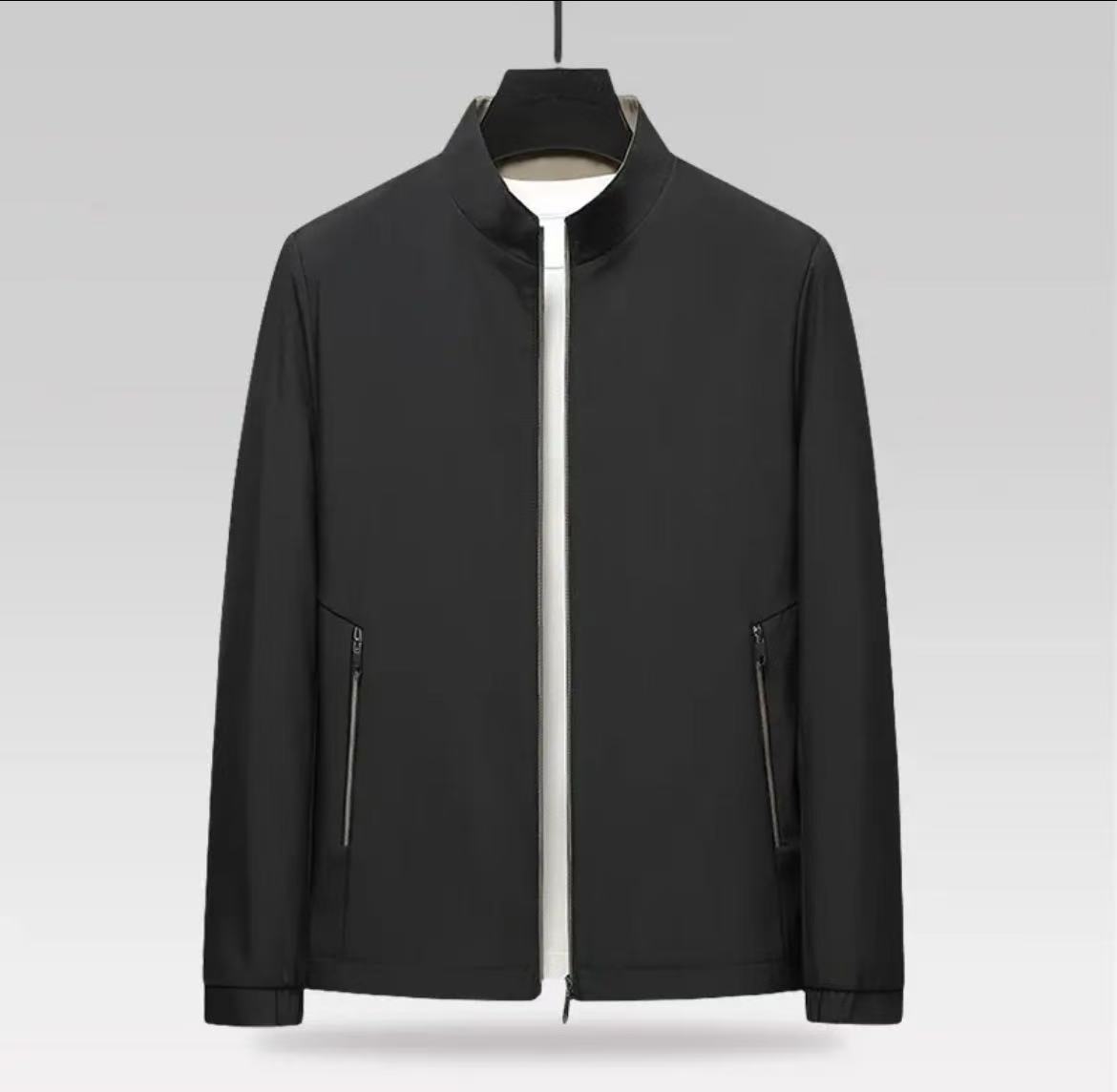 男士立领商务高端定制夹克23006