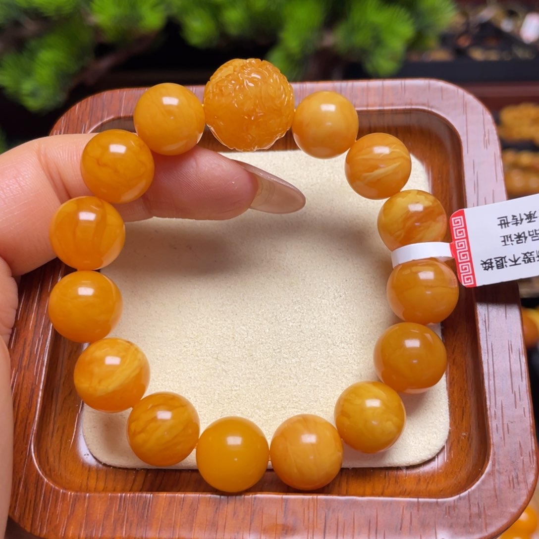 蜜蜡手链未镶嵌手串