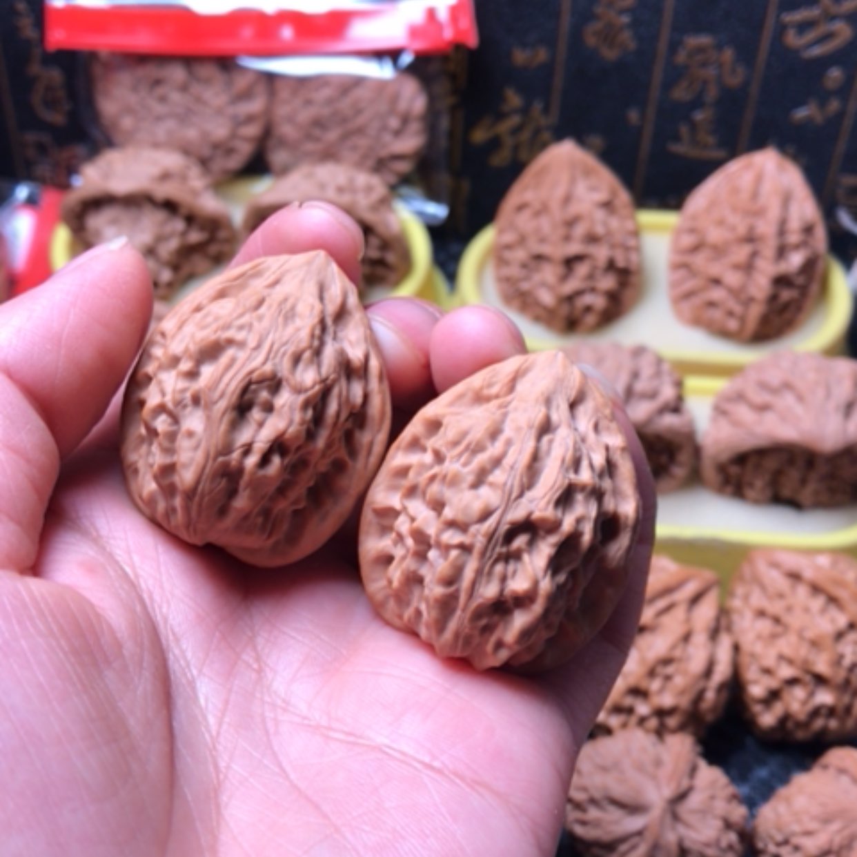 【闪购商品】摆件核桃联**子文玩核桃