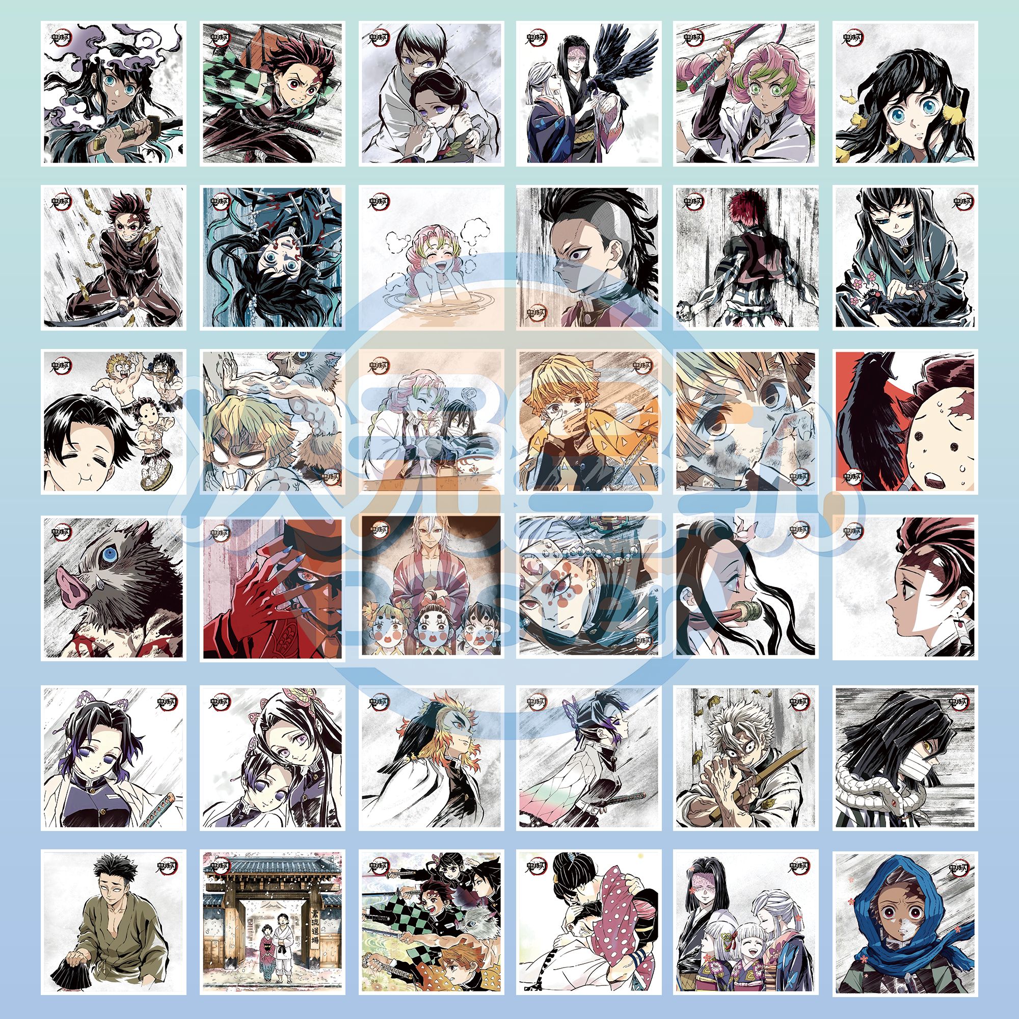 【鬼灭杯垫】鬼灭之刃幕间系列杯垫周边收藏