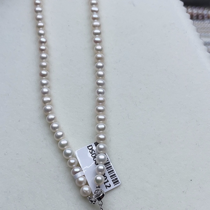 淡水珍珠颈饰未镶嵌卡6➕极光冷白