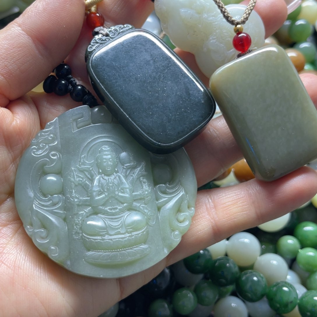 和田玉手链未镶嵌