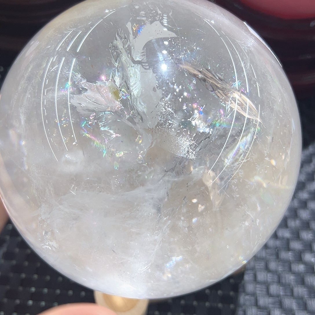 水晶水晶球摆件未镶嵌