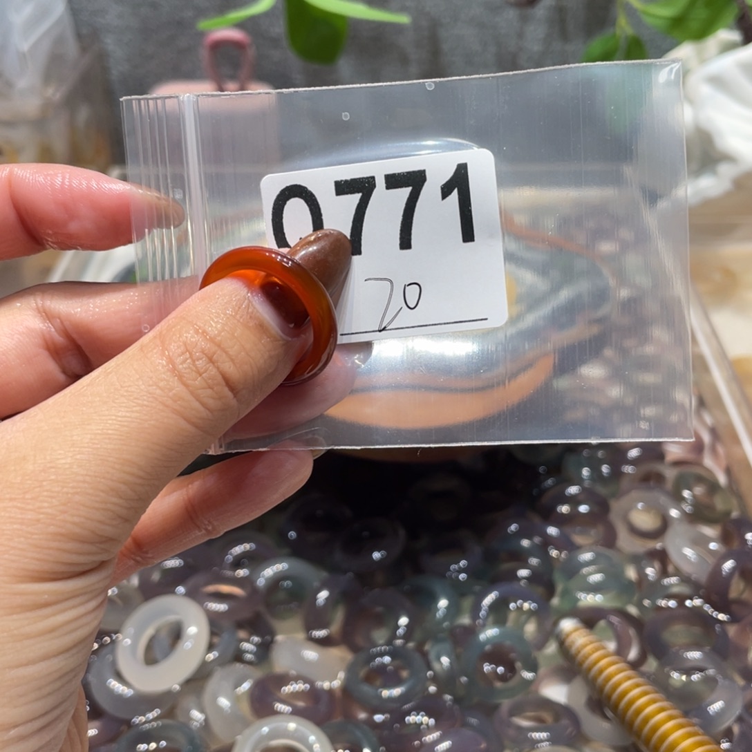 玛瑙/玉髓未镶嵌戒指771