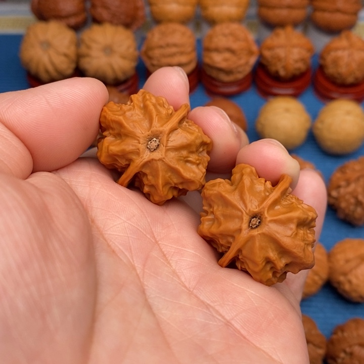 把件文玩核桃蝴蝶龙脊