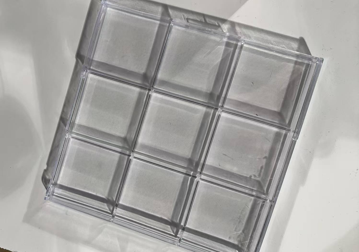 九宫格收纳含木支架