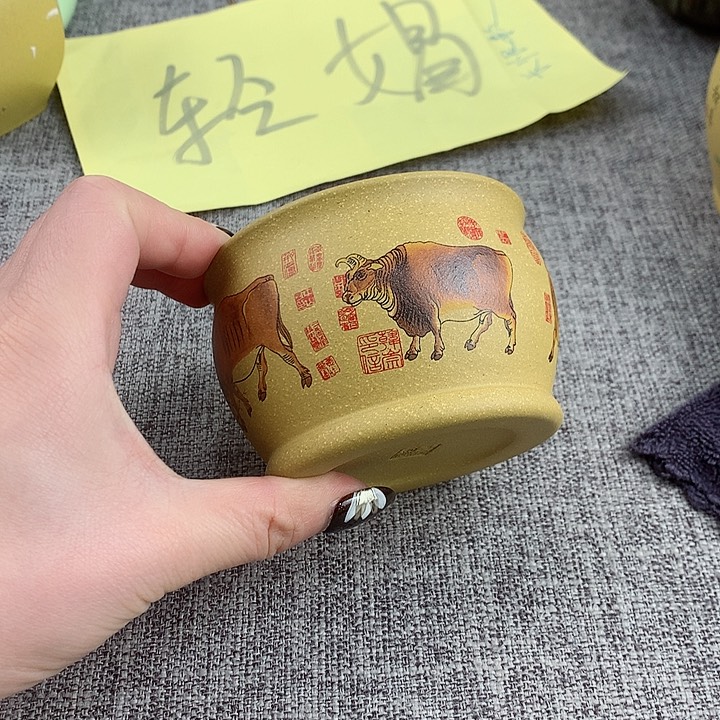 紫砂茶杯高端主人杯
