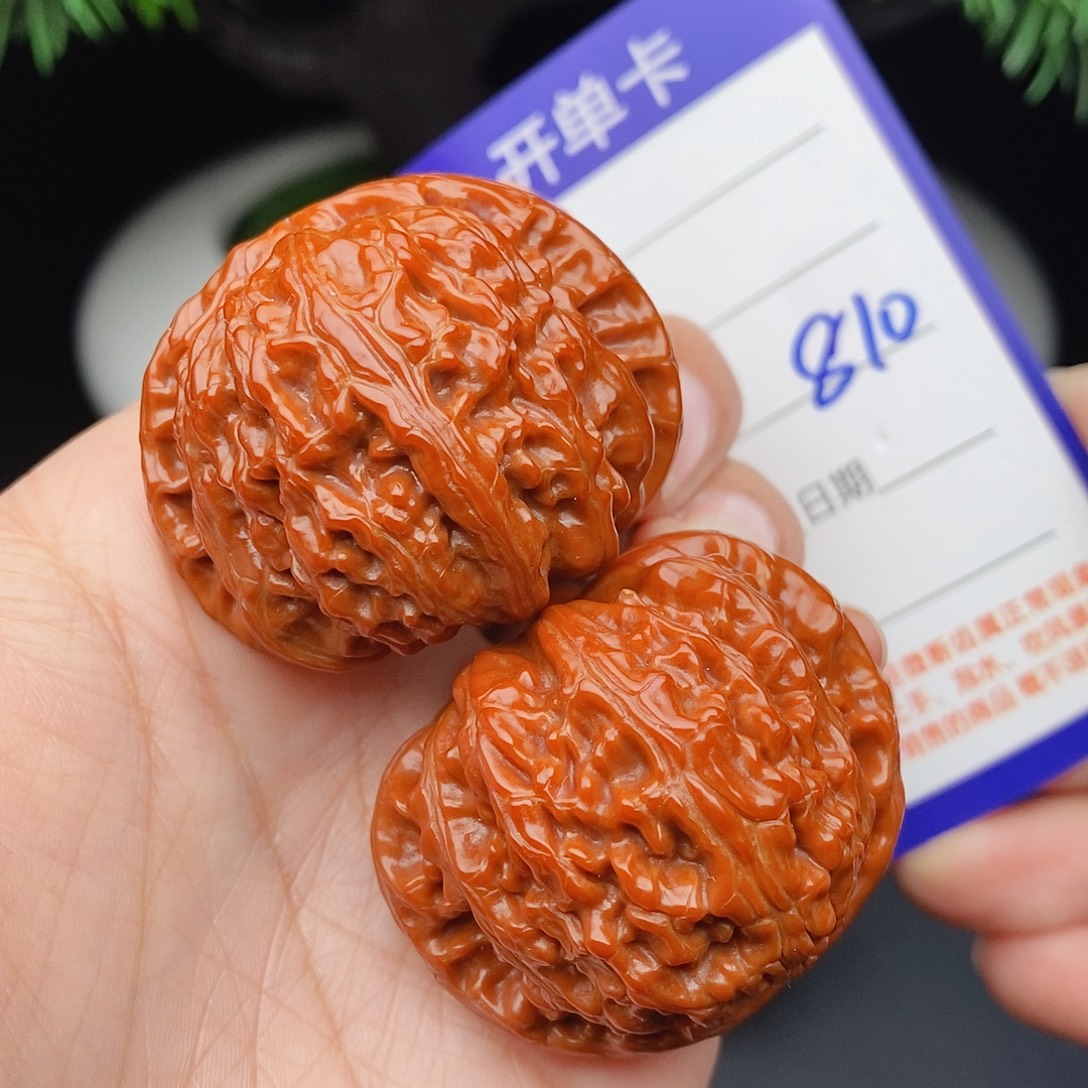 把件文玩核桃40球白810