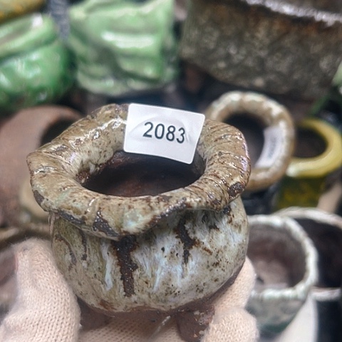 福***慧粗陶花盆手工花盆制作就这样