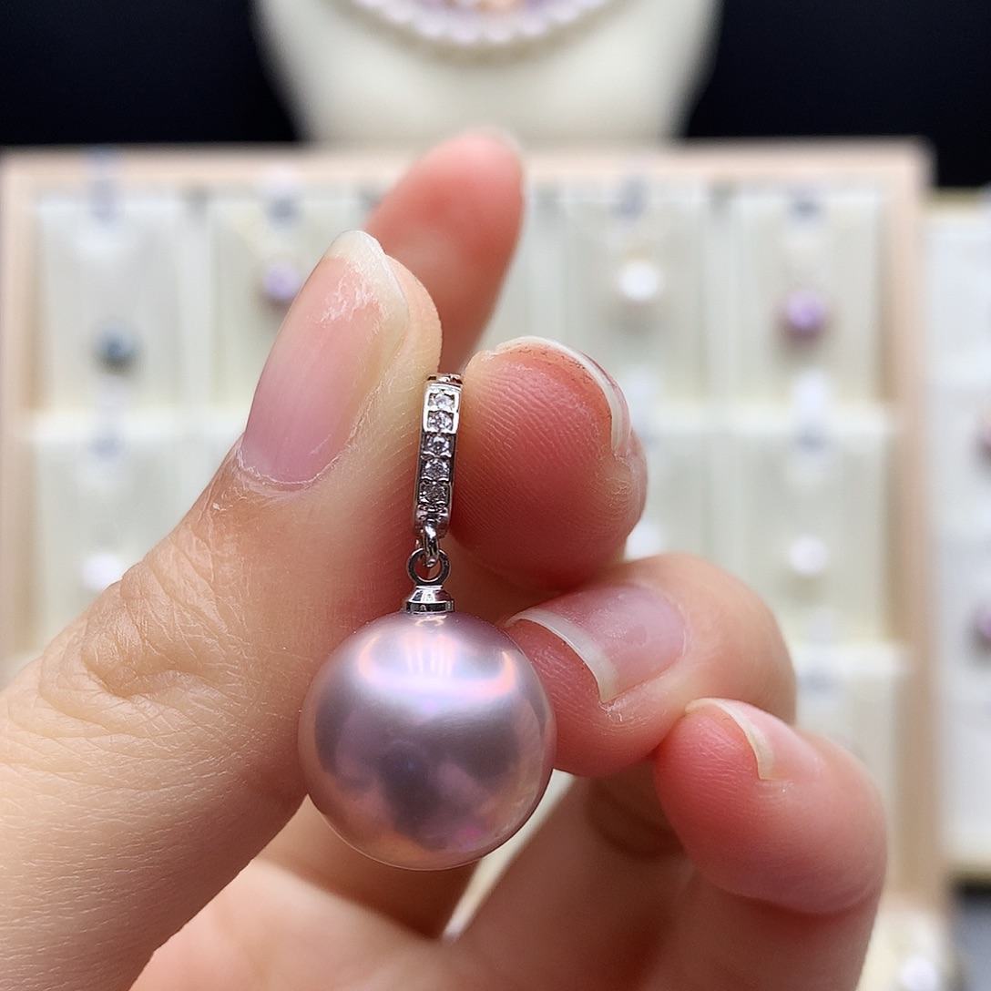 颈饰合金淡水珍珠