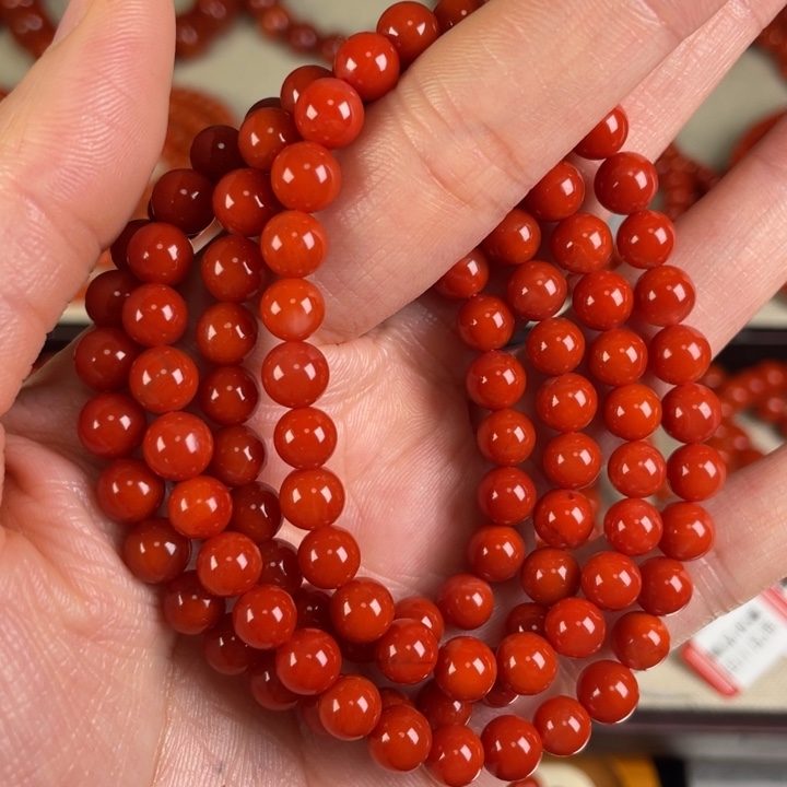 南红玛瑙手链未镶嵌快**子