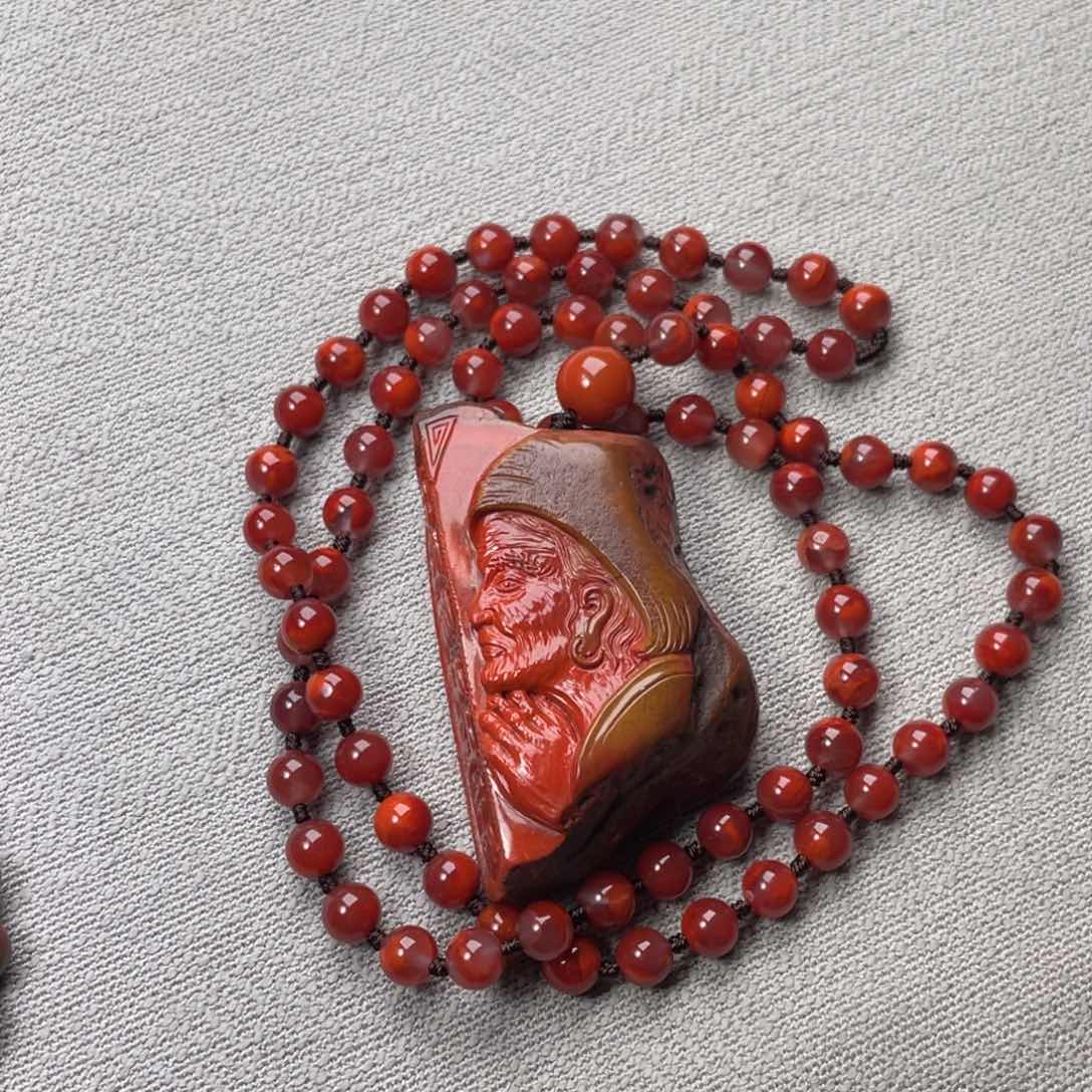 南红玛瑙手链未镶嵌?***航