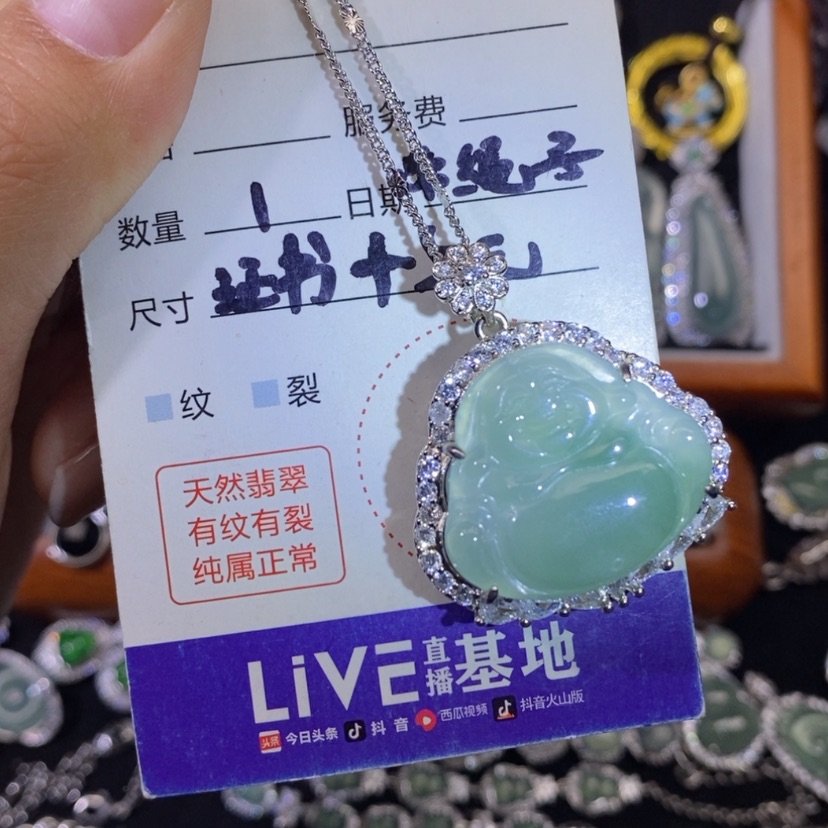 【闪购商品】翡翠颈饰未镶嵌天然