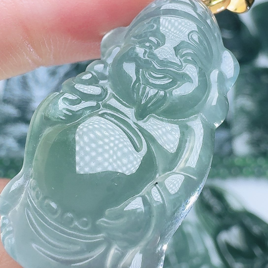 翡翠未镶嵌颈饰天然的A货翡翠多样性发其一 