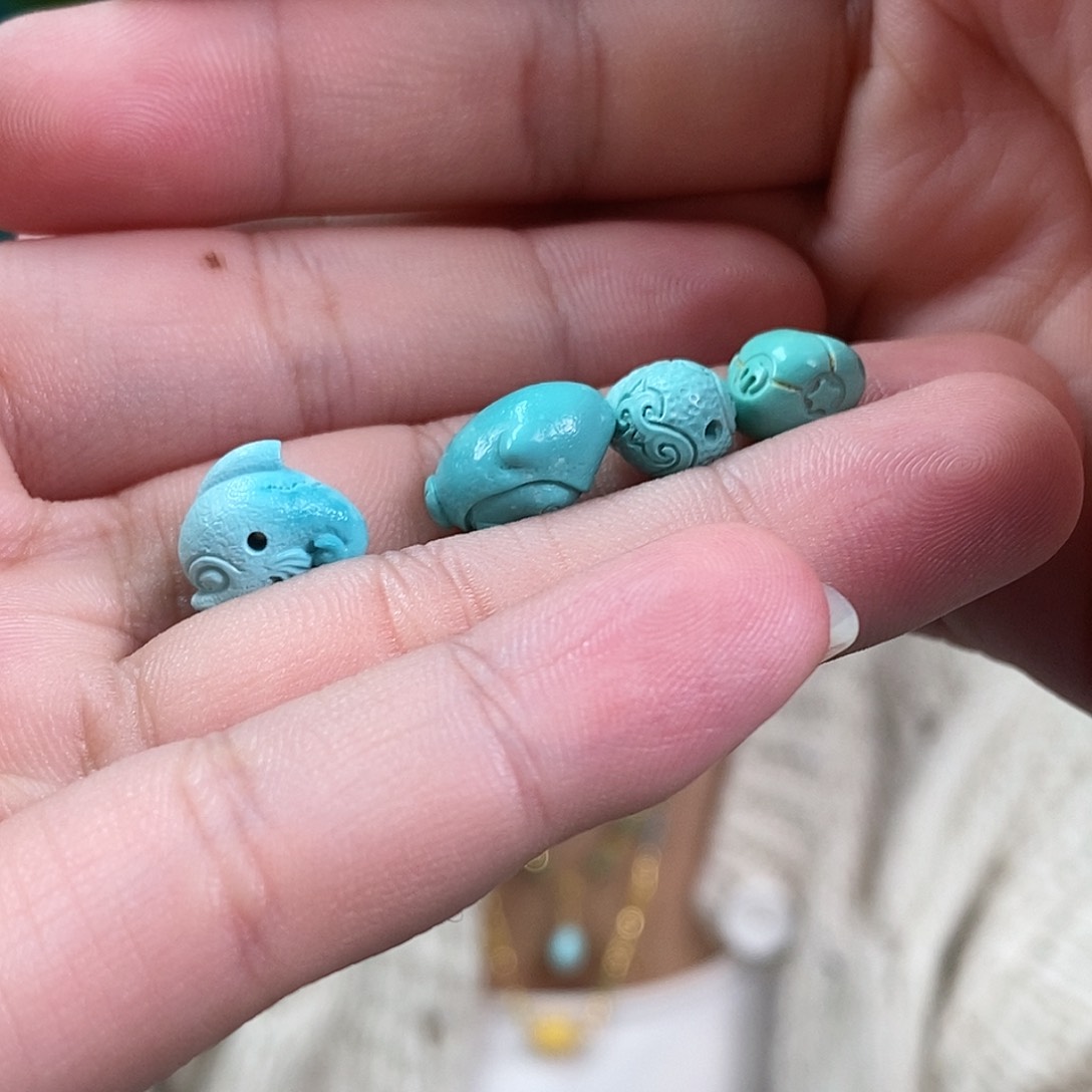 绿松石珠宝奇石未镶嵌