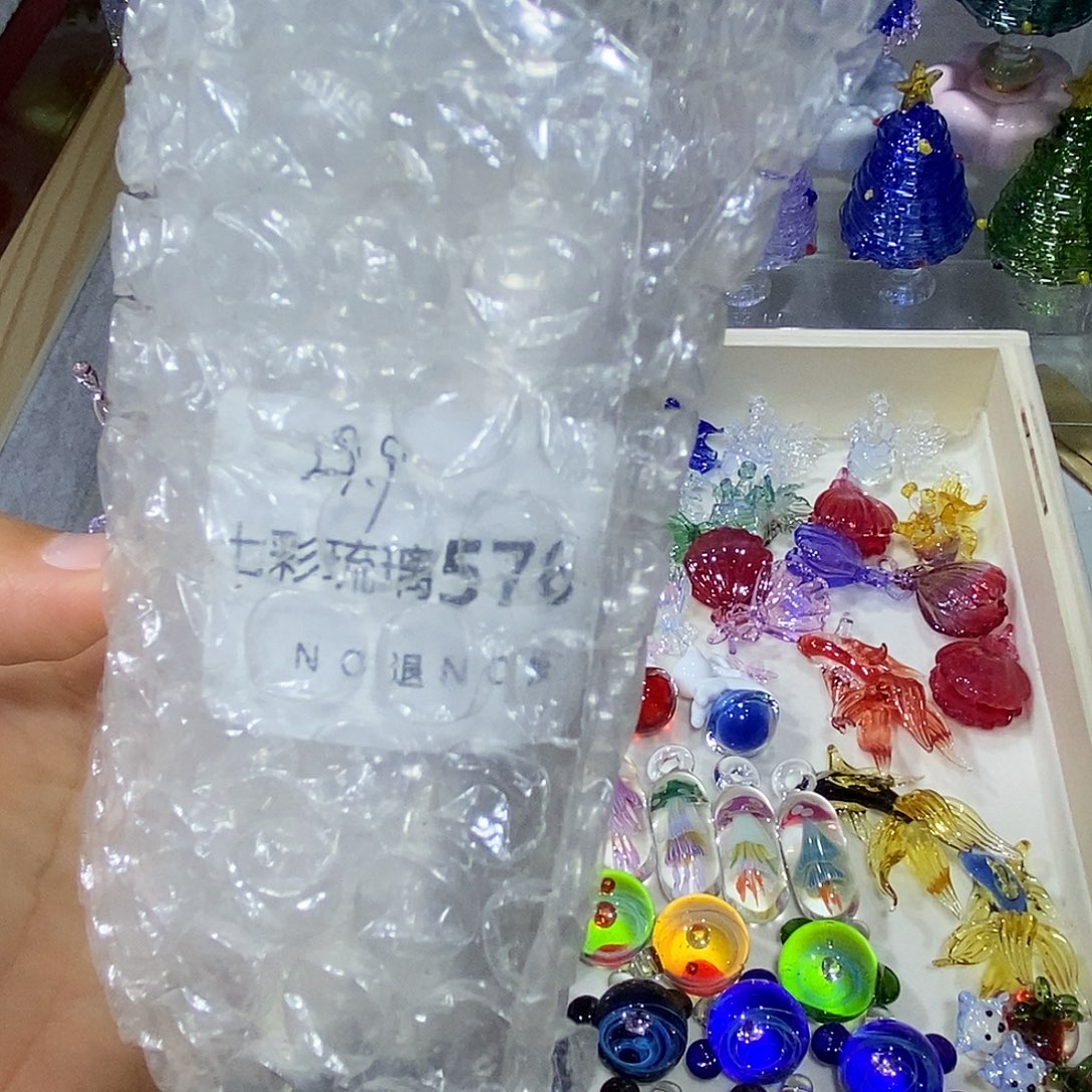 玻璃吊坠（不含链）576盲盒一个