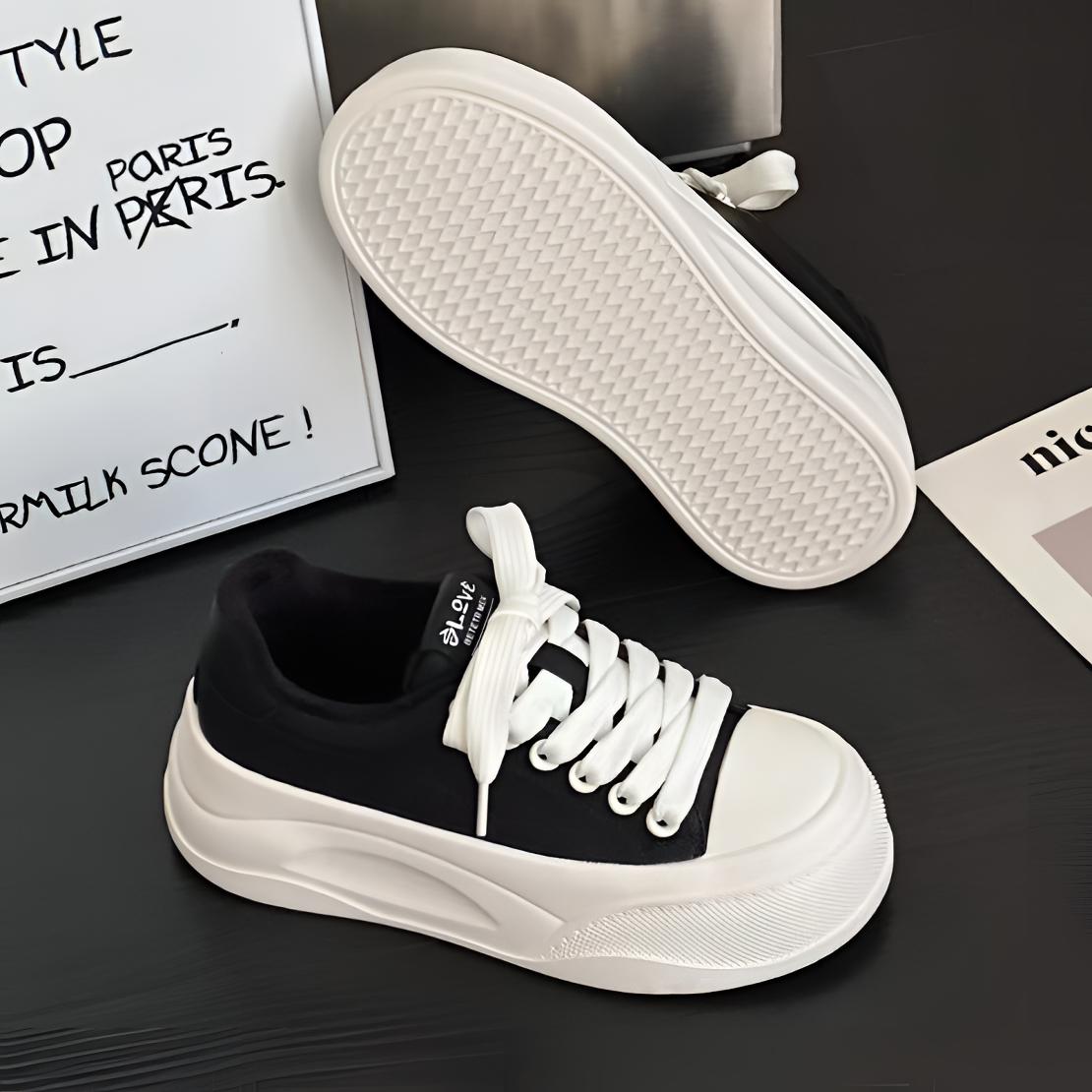 【自留】8162真皮踩屎感厚底增高小白鞋女冬季加绒新款百搭休闲板鞋