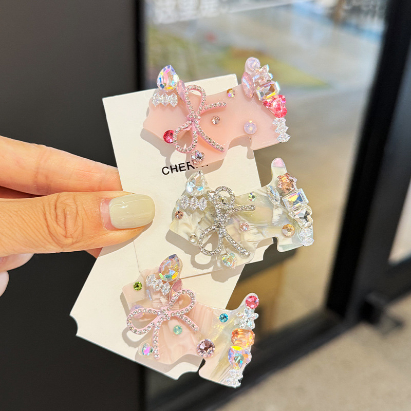 醋酸可爱小狗发夹韩国品质发饰2025新款碎发刘海夹侧边夹鸭嘴夹女