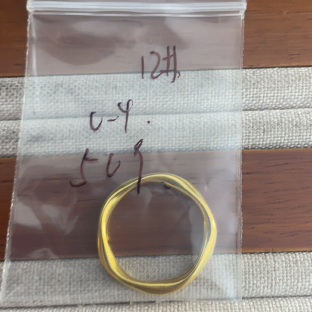 克重0.4 12号 莫比戒指 足金999