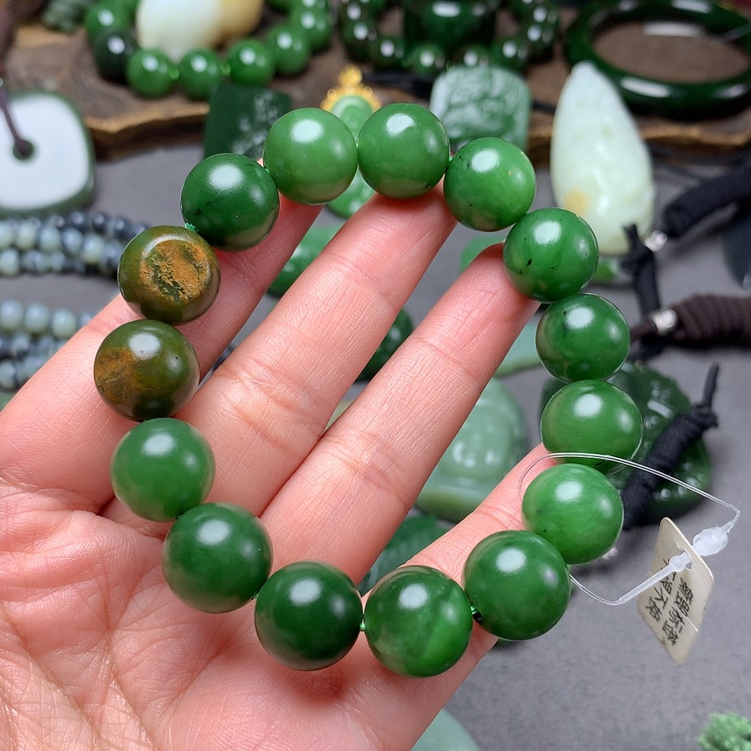 和田玉手链未镶嵌