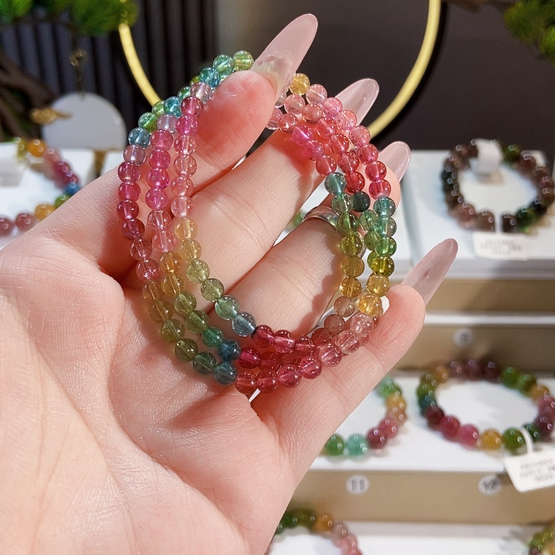 手串未镶嵌碧玺G2373045三圈颜色微差发1