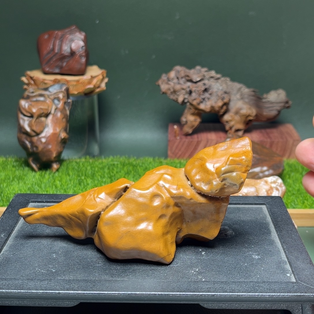 有机玻璃阿拉善戈壁石老虎