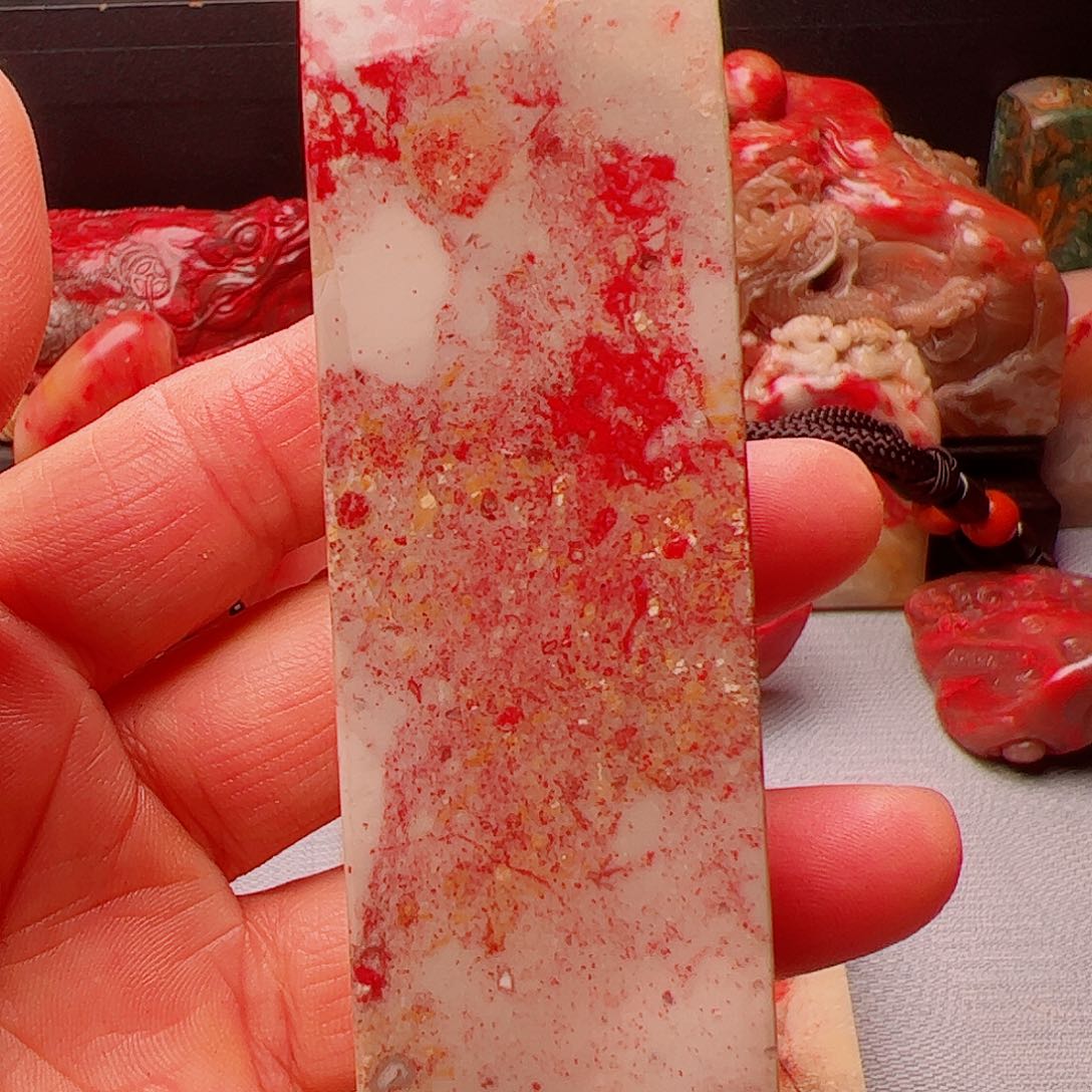 昌化石昌化鸡血石印章