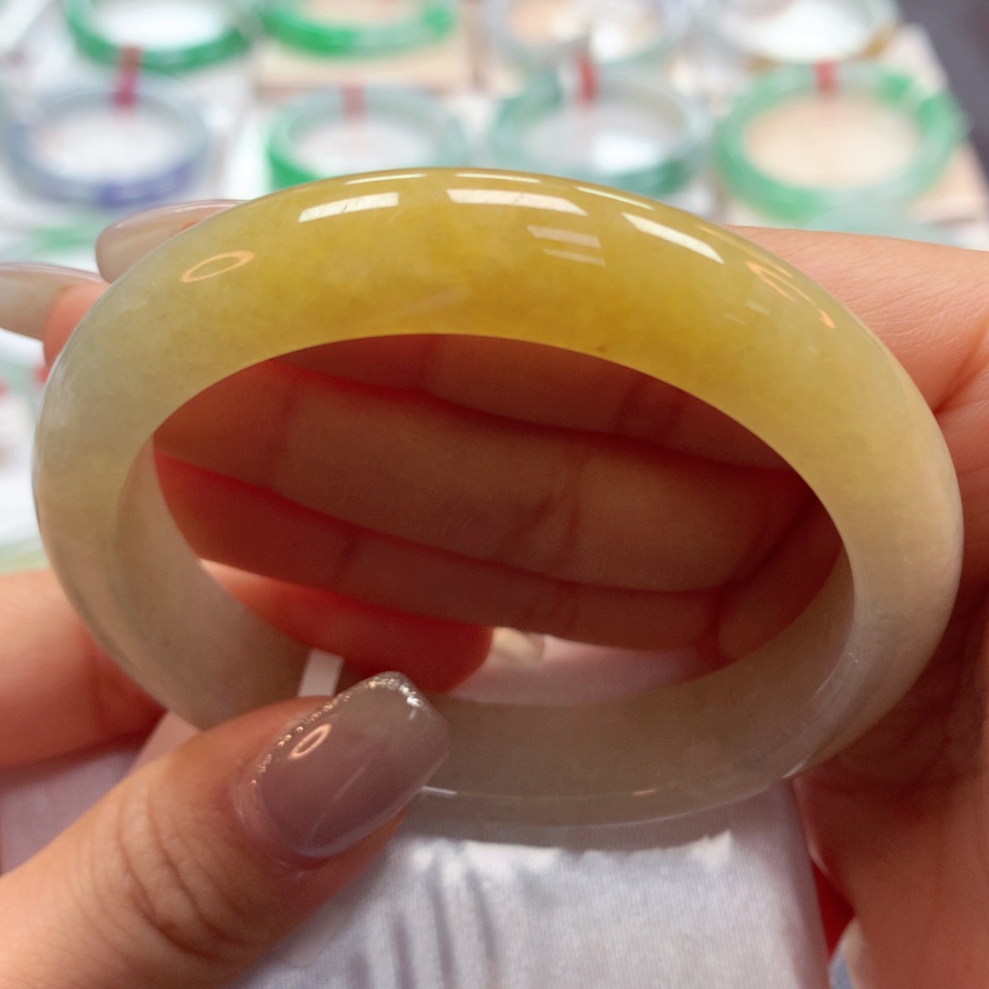 翡翠手镯未镶嵌56正23号88