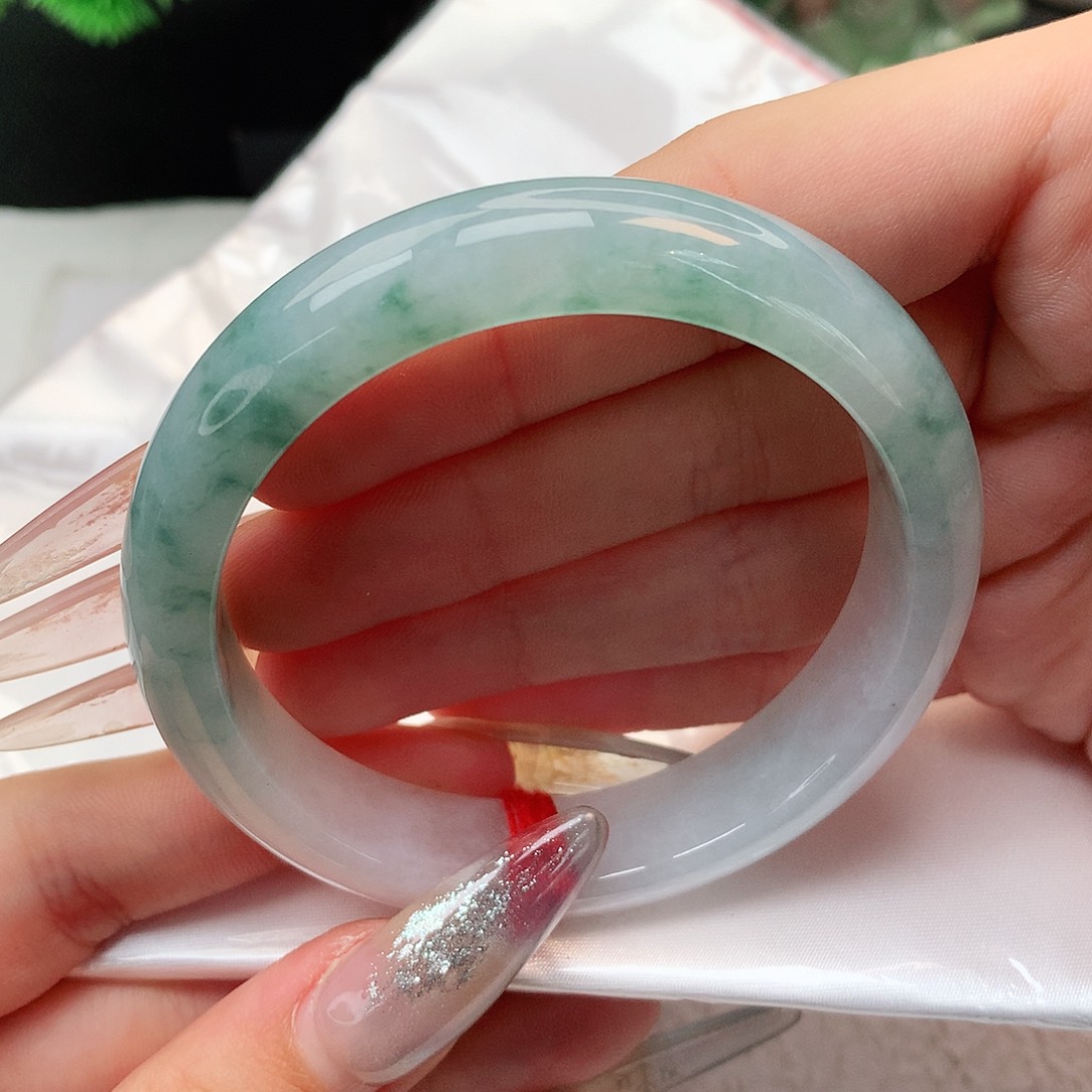 未镶嵌手镯翡翠正圈55