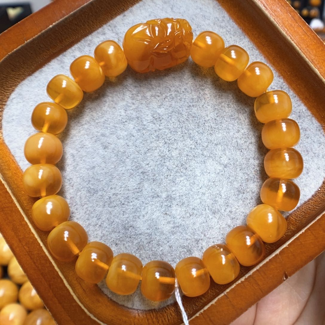 蜜蜡手链未镶嵌蜜蜡