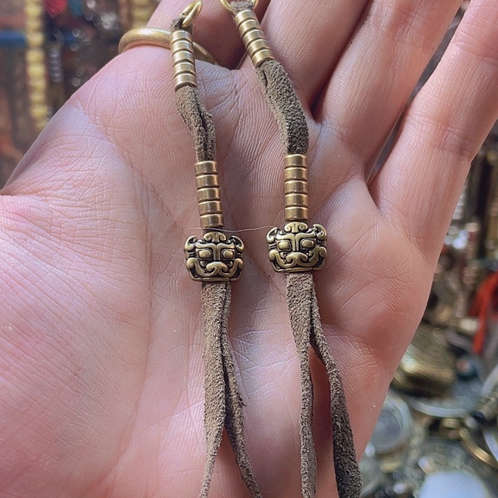 黄铜精品支巴扎计数器一对福利出