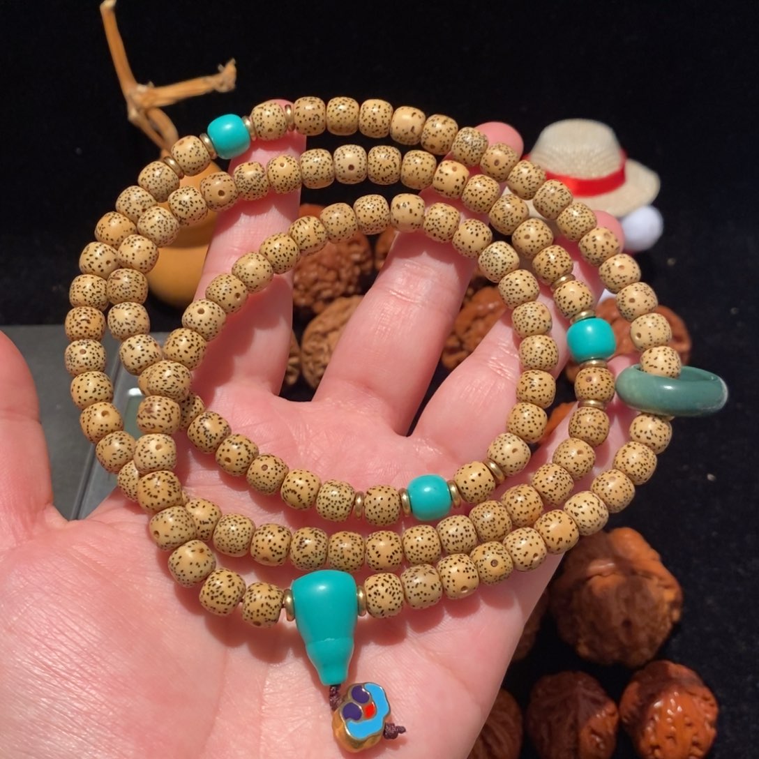 文玩核桃把件卡8星月菩提224