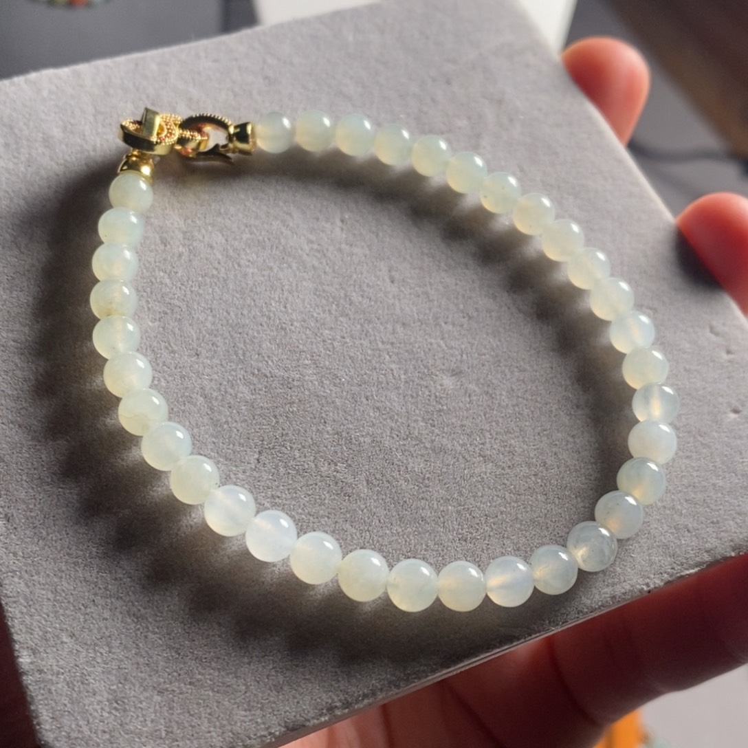 定制翡翠未镶嵌6 缅甸翡翠A货卡5.5