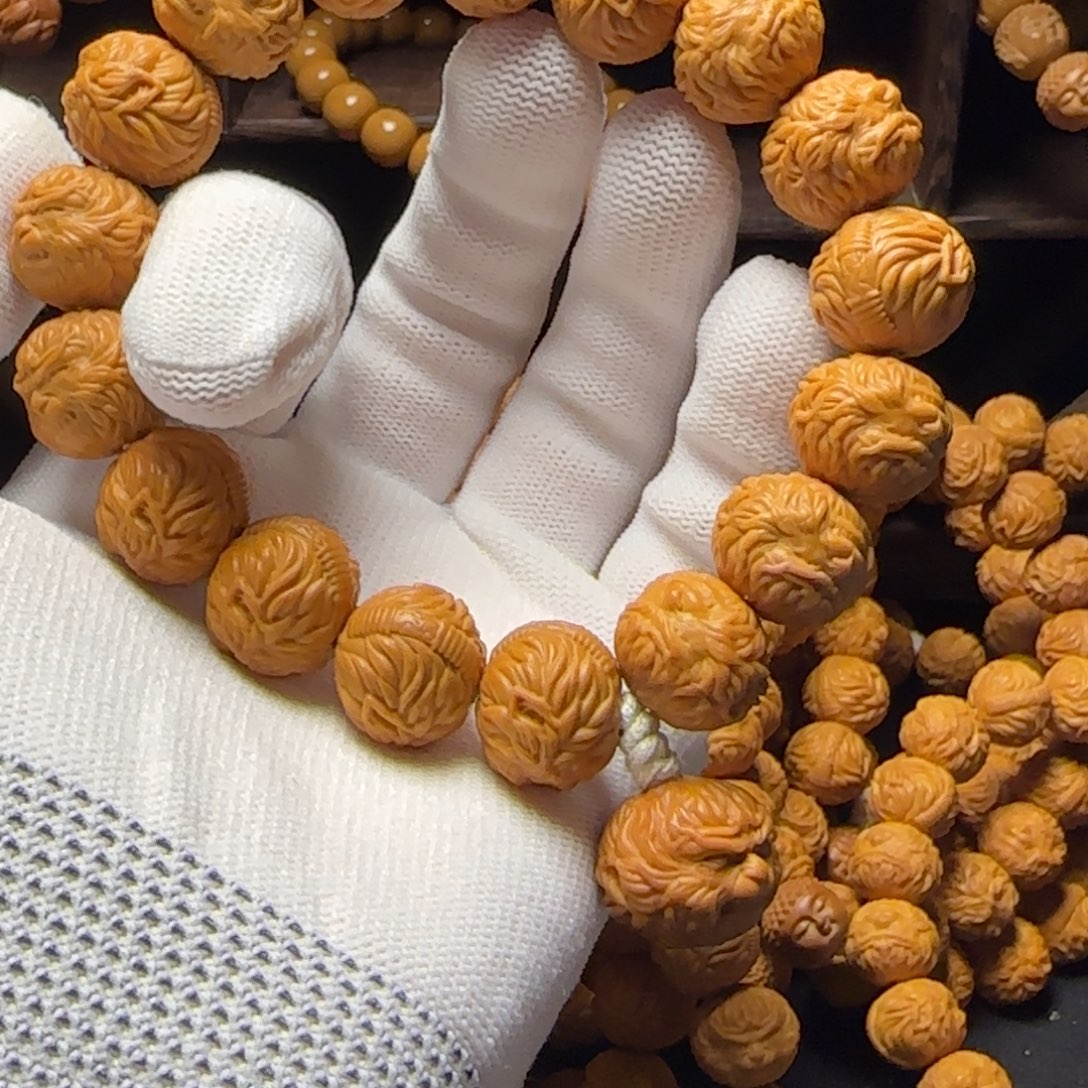 清***月猴头核桃吊坠猴头17