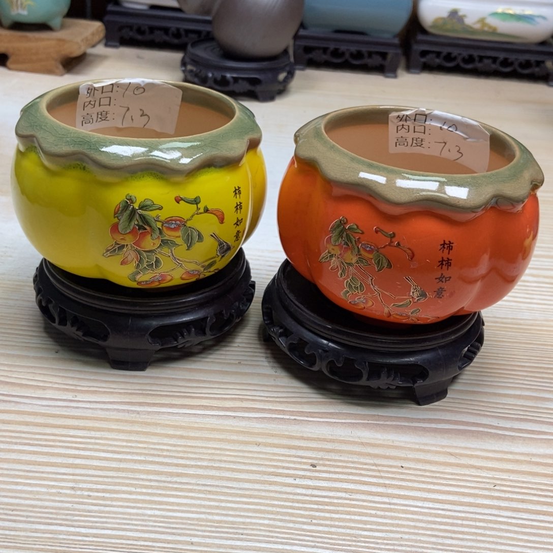 瓷片陶瓷花盆陶瓷艺术