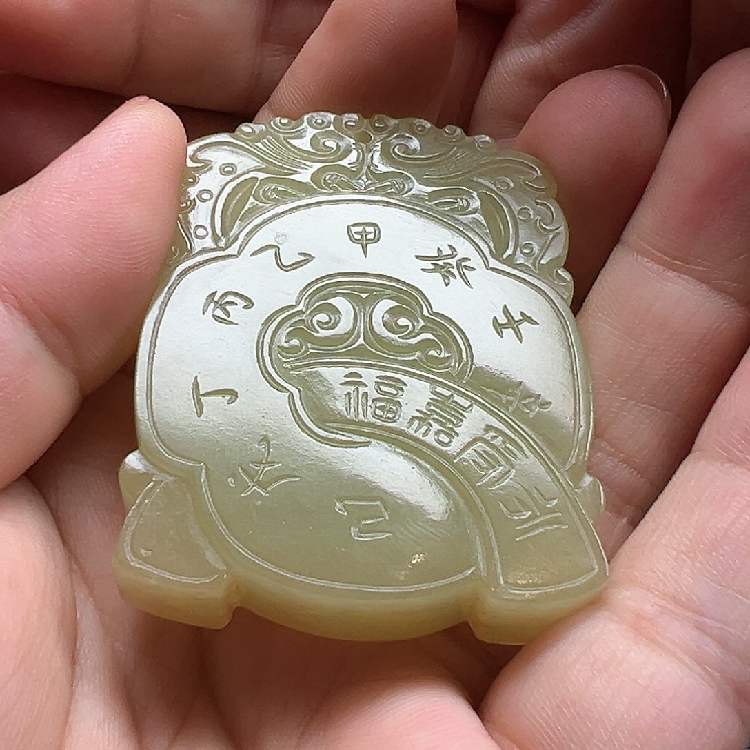 【闪购商品】和田玉颈饰未镶嵌谷*地