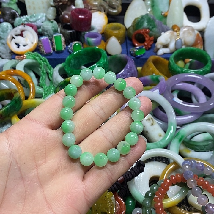 颈饰未镶嵌翡翠仲*缅甸翡翠首饰配饰