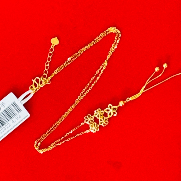 【珊珊专享】足金999饰品 滴流项链 GP 4.92