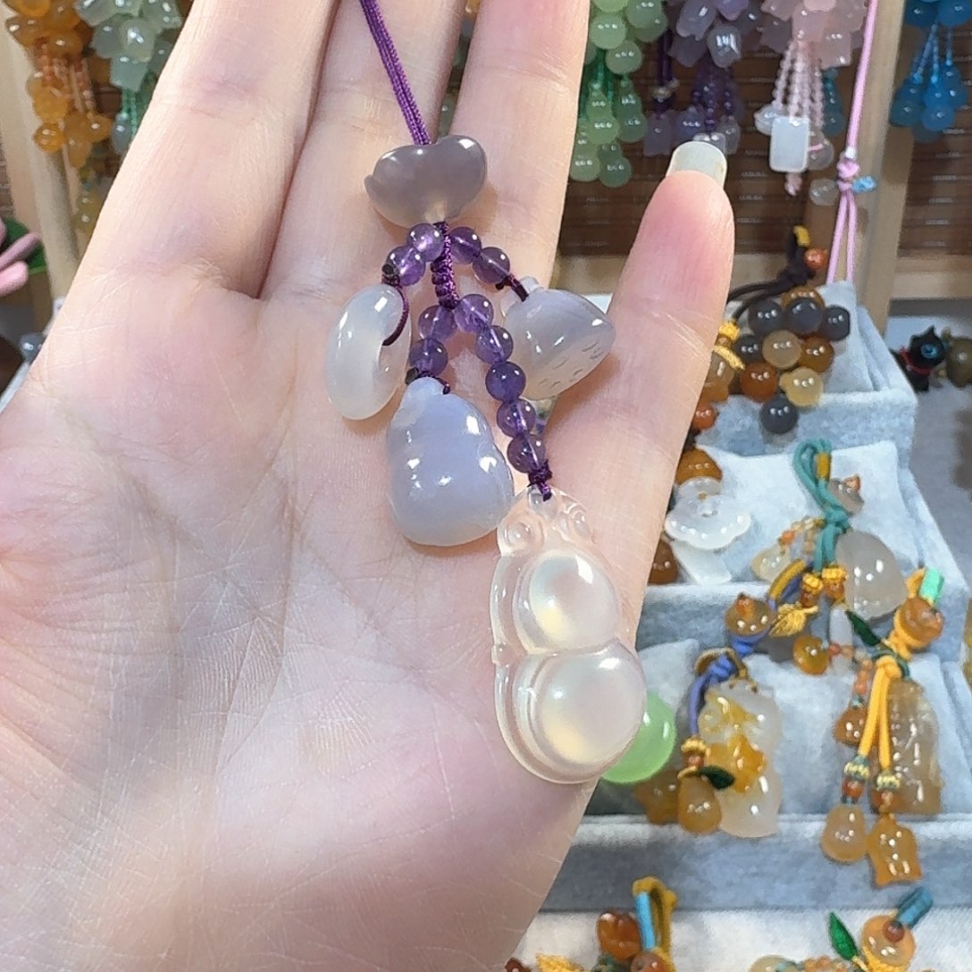 玛瑙/玉髓挂件未镶嵌